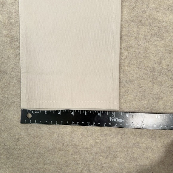 Ermenegildo Zegna Jeans Mens 34 Ivory Stretch Five Pocket Cotton Blend *34x28* - Picture 13 of 16